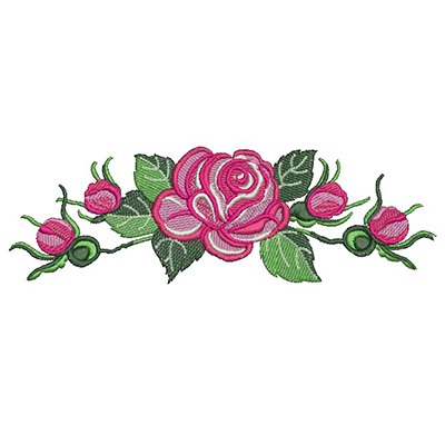 Matriz de matriz Matriz De Bordado Rosas 5